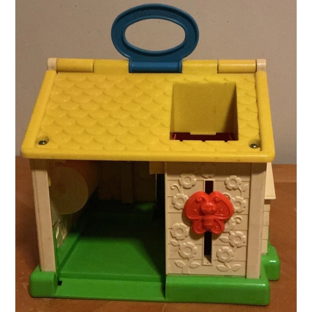 Vintage Fisher Price Discovery Cottage Jumbo People 136 House 1984 U.S.A. - Picture 3 of 16